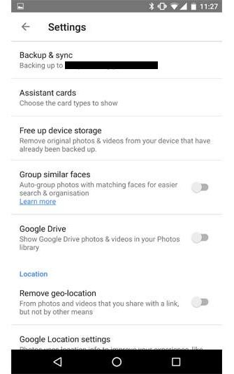 Google backup