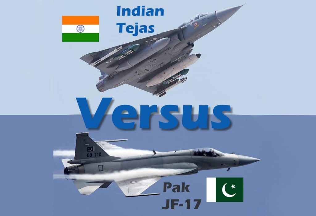 HAL LCA Tejas vs Pak JF-17 Thunder jets