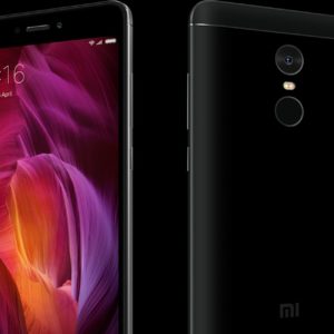 Xiaomi Redmi Note 4 Black Front Back