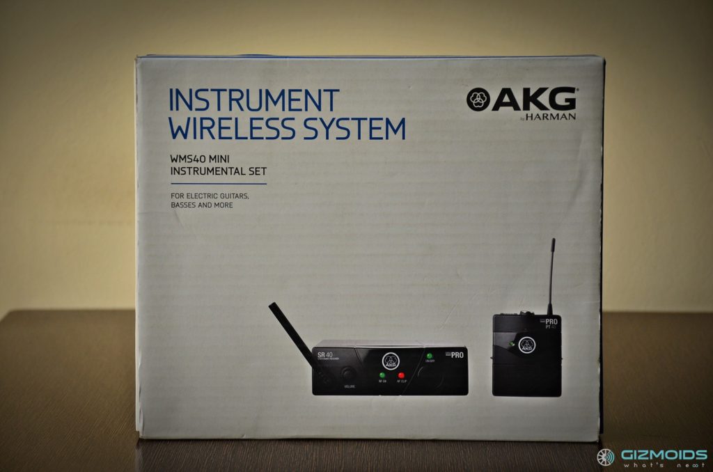 AKG RECEVER UNIT WMS 40 BOX FRONT